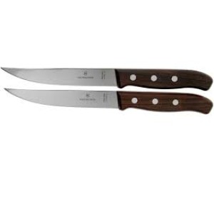 5.1120.2RADG	Wood, Steakmesser-Set, 2-tlg, mod. Kiefer, Geschenkschachtel