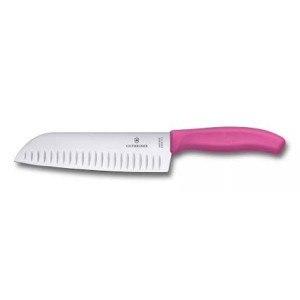 6.8526.17L5B	Swiss Classic, Santokumesser, 17cm, gerade, Kullen,pink,B