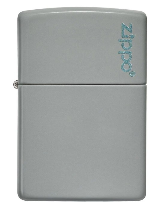 49452ZL FLAT GREY ZIPPO LOGO