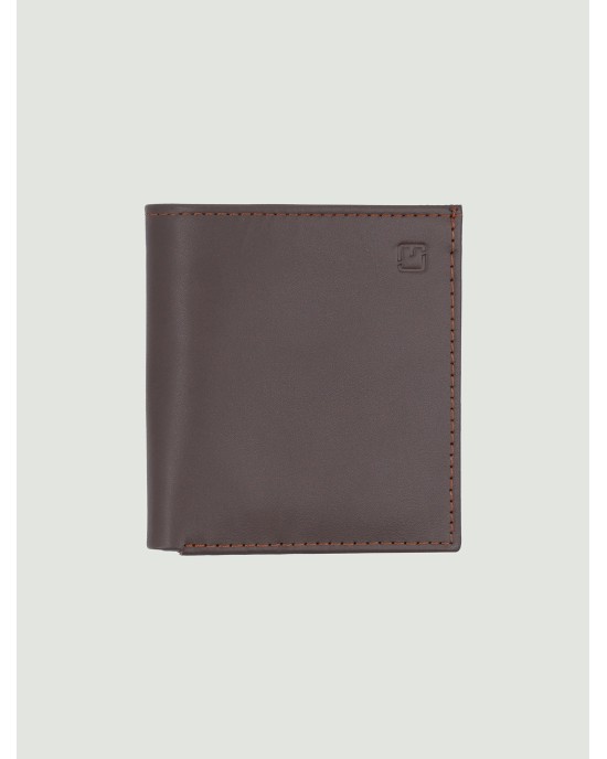 COMPACT BI-FOLD WALLET WITH ID WINDOW