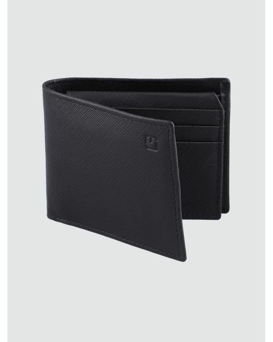 VERTICAL GRAIN BI-FOLD WALLET