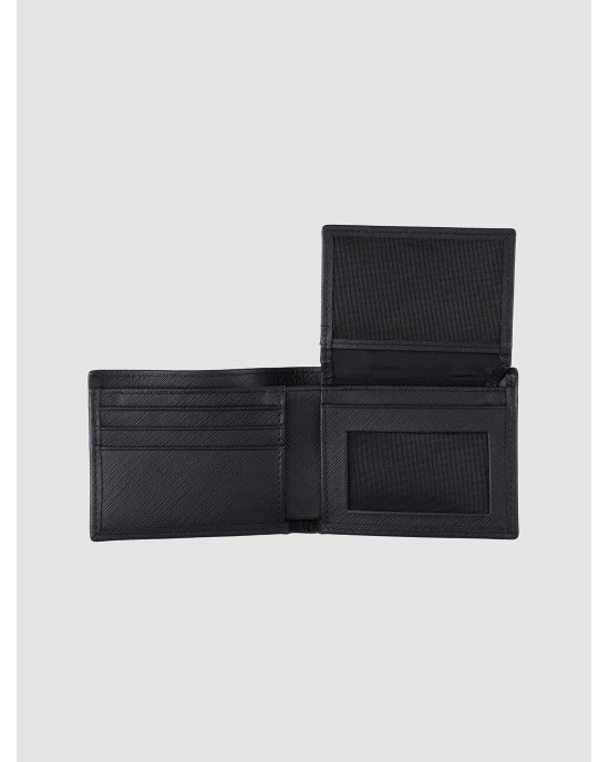 VERTICAL GRAIN BI-FOLD WALLET