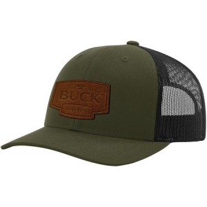 13418 CAP GREEN BUCK LOGO