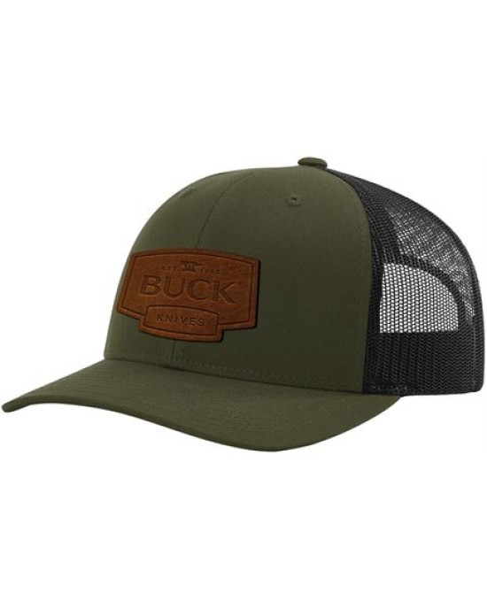 13418 CAP GREEN BUCK LOGO