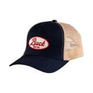 13422 CAP NAVY/KHAKI BUCK LOGO