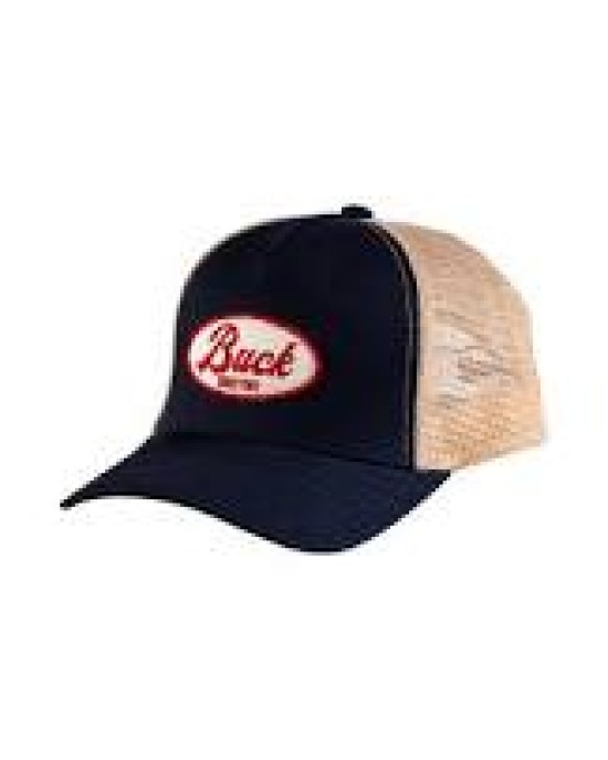 13422 CAP NAVY/KHAKI BUCK LOGO