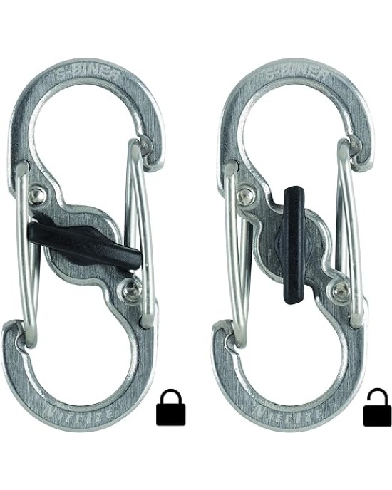 Nite Ize KLK-11-R3 9001204 KeyRack Locker Steel, Carabiner