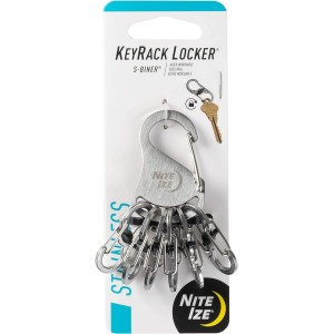 Nite Ize KLK-11-R3 9001204 KeyRack Locker Steel, Carabiner