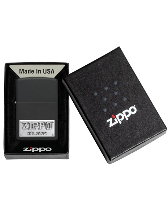 48689 218 ZIPPO LICENSED PLATE EMBL