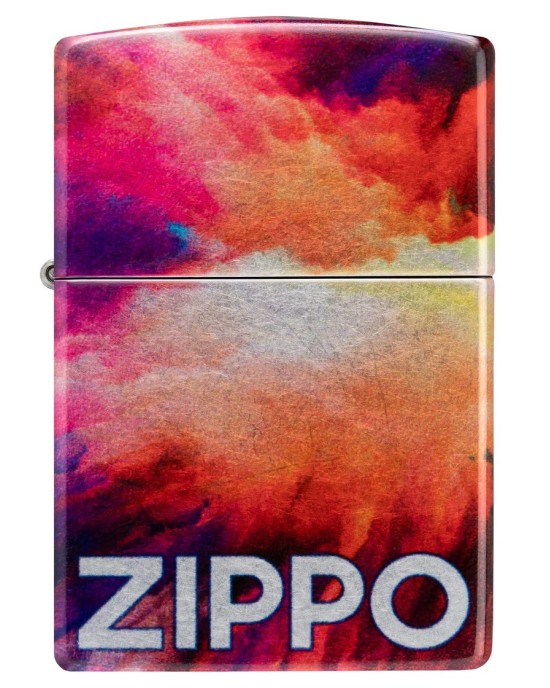 48982 48459 TIE DYE ZIPPO DESIGN