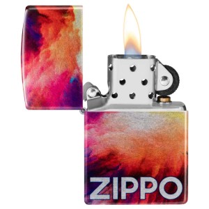 48982 48459 TIE DYE ZIPPO DESIGN