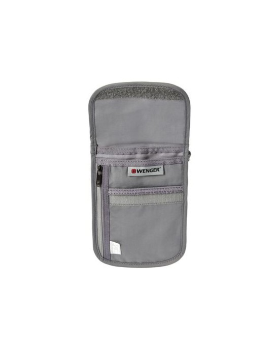 Wenger Neck Wallet With RFID GRAY