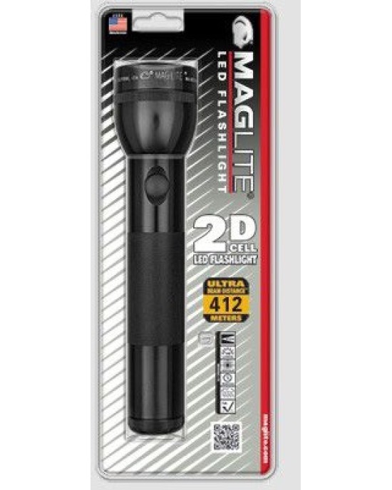 MAGLITE 2-Cell D LED - BLACK