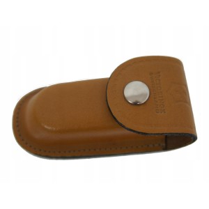 Leather Belt Pouch Light Brown 