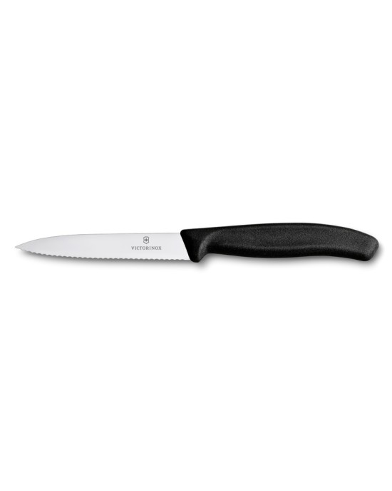 Victorinox Vegetable Knife Serrated 10 CM Black