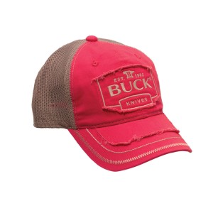 Ladies Hat - Pink and Gray Mesh