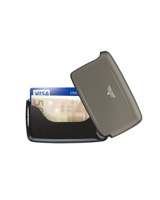 Tru Virtu Card Case Silk - Grey